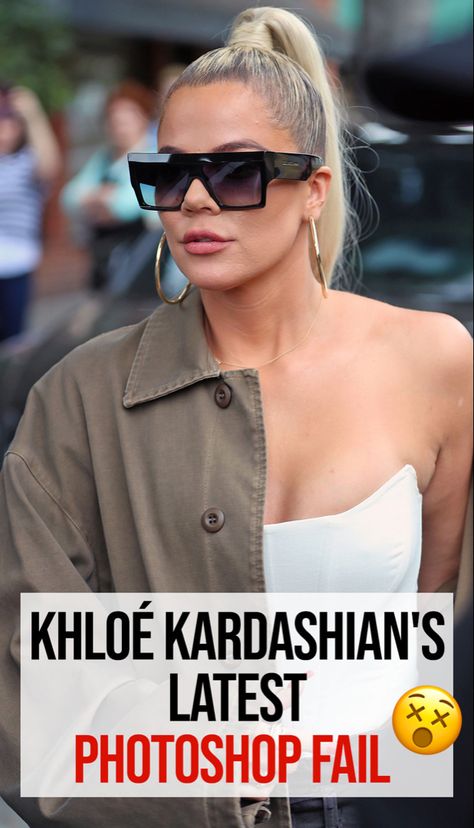 Fashion Fails Hilarious, Khloe Kardashian Instagram, Khloe Kardashian Outfits, Khloe Kardashian Style, Kloe Kardashian, Delete Instagram, Photoshop Fail, Khloé Kardashian, Pulled Back Hairstyles