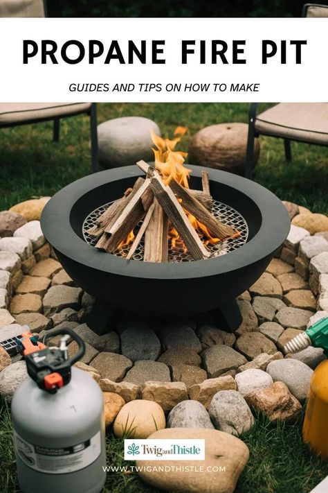 Propane Fire Pit Propane Fire Pit Diy, Fire Pit Propane, Diy Propane Fire Pit, Propane Fire Pit Table, Shed Roof, Propane Fire Pit, Diy Fire Pit, Fire Features, Construction Design