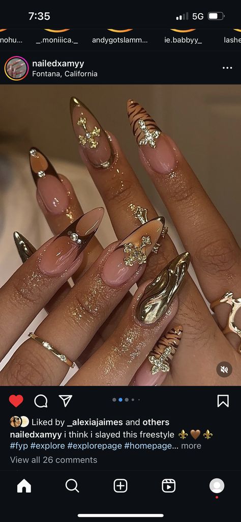 Goddess Nails Designs, Nails Designs Almond, Goddess Nails, Nails Almond, Fire Nails, Nails Designs, Almond Nails, Nail Design, Pretty Nails