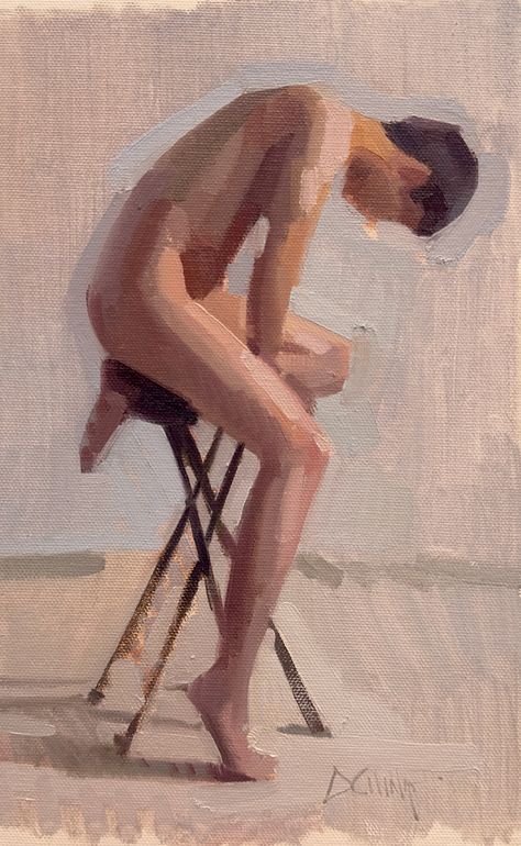 Oil painting study, figure painting, neutral colors, human anatomy practice painting, 2023 Human Oil Painting, Full Body Oil Painting, Oil Painting Practice, Human Anatomy Practice, Figure Study Reference, Body Oil Painting, Study 2023, Drawing Methods, Painting 2023