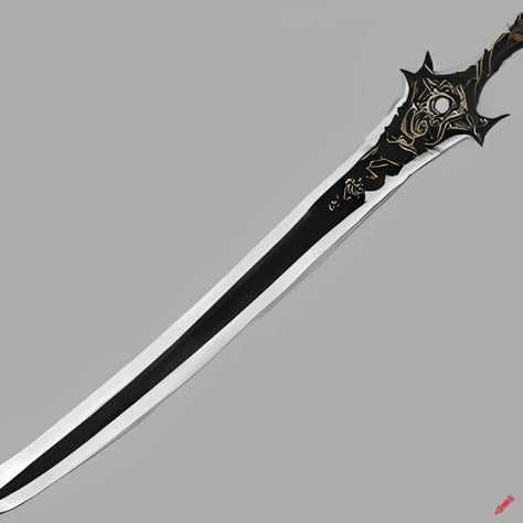 Weaponsmith Aesthetic, Fantasy Swords, Anime Ninja, Cool Swords, Type 1, Anime Character Design, Artifacts, Concept Art, Character Design