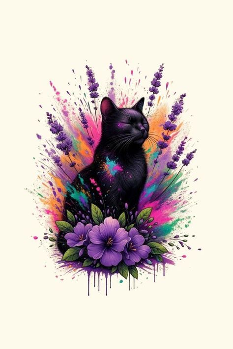 Explore the mystical and meaningful aspects of black cat tattoos. Click to discover more about their symbolism! Witchy Black Cat Tattoo, Fall Leaves Tattoo, Black Cat Tattoo, Cat Tatto, Red Heart Tattoos, Cats Tattoo, Mystical Tattoos, Occult Tattoo, Black Cat Tattoos