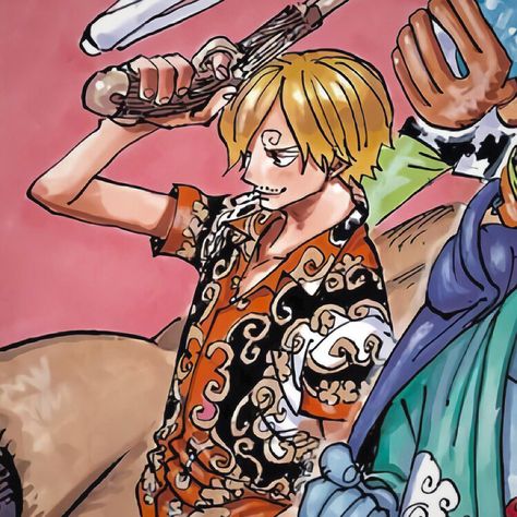 one piece | mugiwara | official art | manga colored | vinsmoke sanji | icon | pfp Sanji Manga, Sanji Icon, One Piece Sanji, Pfp Manga, Pink Drawing, Manga Colored, Vinsmoke Sanji, Soft Pink Theme, One Piece Crew