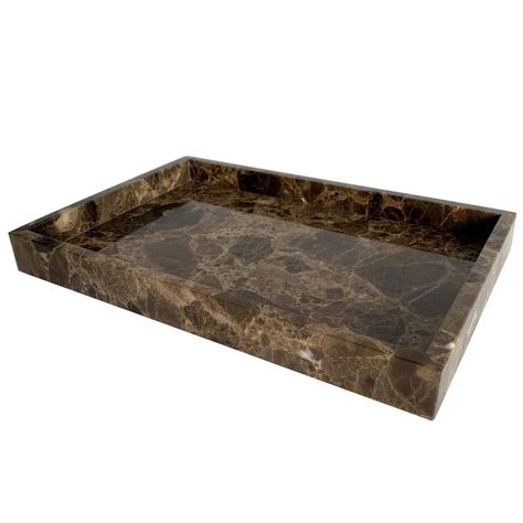 PRICES MAY VARY. COMPLETELY NATURAL: StonePlus selects natural marble materials, handmade by craftsmen, Tray size 11.8 in x 7.87 in x 1.18 in/30 x 20 x 3 cm PRACTICAL AND SIMPLE:This fashionable decorative tray can be used as jewelry tray, perfume tray, towel tray, tissue holder, trinket tray, key tray or even coffee tray UNIQUENESS:Each marble has a different texture and color, which cannot be controlled artificially, may not be exactly the same as the photo, and the surface may have slight han Coffe Table Tray, Storage Vanity, Towel Tray, Key Tray, Dresser Tray, Coffee Tray, Catchall Tray, Marble Vanity, Bathroom Tray