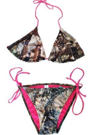 Southern Sisters  Hunters Camouflage Bikini Visit: JaneDoeSmoke, $39.99 Camo Bathing Suits, Camo Swimwear, Camo Swimsuit, Camo Bathing Suit, Camo Stuff, Camo And Pink, Camo Outfits, Camo Girl, Swimming Suits