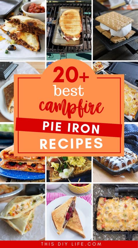 Recipes With Tortillas, Pudgie Pie, Mountain Pie Recipes, Pudgy Pie Recipes, Recipes With Bread, Hobo Pies, Campfire Pies, Pudgy Pie, Mountain Pies