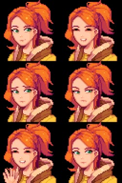 Original Anime portrait graphics created Bunnerz/ bunnihime (me) Stardew Valley Fanart, Anime Portrait, Piskel Art, Pixel Characters, Pixel Art Tutorial, 8bit Art, Cool Pixel Art, Pixel Art Characters, Pix Art