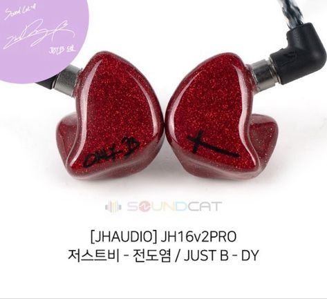 Red In Ear Monitor, Ear Monitors Kpop, In Ear Monitors Kpop, Kpop Ocean, Ear Piece Kpop, Kpop Hello Kitty, Microphone Design, Ear Monitors, In Ear Monitor