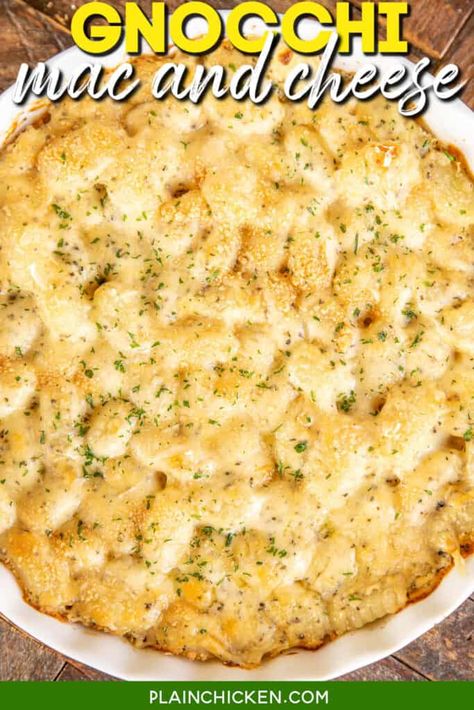 Fontina Cheese Recipes, Gnocchi Potato, Gruyere Mac And Cheese, Garlic Milk, Mac And Cheese Sauce, Gnocchi Dishes, Baked Gnocchi, Fontina Cheese, Homemade Gnocchi