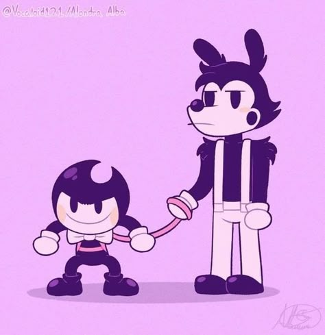 Bendy Costume, Bendy Y Boris, Old Cartoon Characters, Fandom Crossover, Yes I Can, Ink Machine, Cartoon Crossovers, Bendy And The Ink Machine, Old Cartoons