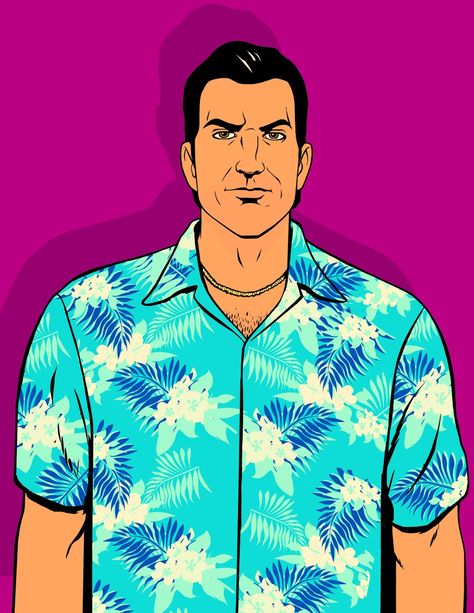 Gta Vice City, Vice City, Grand Theft Auto, Main Character, I Hope, Blue