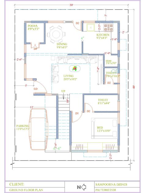 Duplex 3BHK 30x40 West Facing Ground Floor House Plan 30x40 Duplex House Plans West Facing With Vastu, 40 40 West Facing House Plan, 30x40 West Facing Duplex Plan, West Facing Plot North Facing House, 30x40 House Plans West Facing With Vastu, 30×60 West Facing House Plan, 30x45 West Face House Plans, West Facing House Plans Vastu 30*50, 30x50 West Facing House Plans