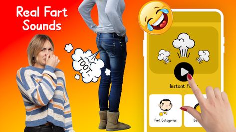 Prank your friends with unlimited funny fart noises in this fart sounds prank Fart Noises, Fart Sounds, Prank Your Friends, Fart Humor, Sound Effects, Funny Pranks, App Ui, Motion, Sound