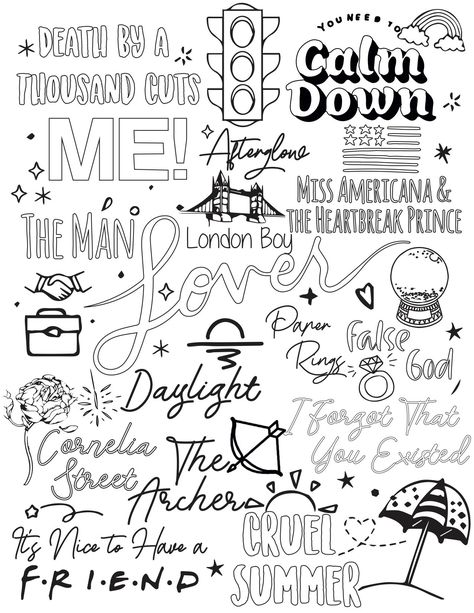 Taylor Swift Red Album, Taylor Swift Games, Lyric Drawings, Taylor Swift Book, Taylor Swift Drawing, Taylor Swift Tattoo, Taylor Swift Song Lyrics, Taylor Swift Party, Taylor Swift Birthday