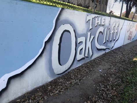 Who made this new mural on Hampton at Jefferson? - Oak Cliff Austin Bars, Benjamin Wadsworth, Oak Cliff, Dallas Skyline, Old Postcards, Skating, More Photos, The Hamptons, Rocket