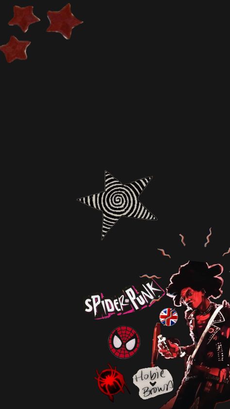 spiderpunk Punk Wallpaper Iphone, Punk Aesthetic Wallpaper, The Weeknd Wallpaper Iphone, Black And Purple Wallpaper, Punk Wallpaper, Spider Punk, Spiderman Theme, Spiderman Art Sketch, Goth Wallpaper