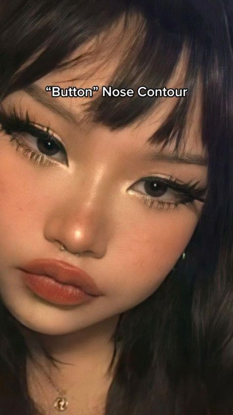 Button Nose Contour, Anna Jacobs, Contouring Stick, Instagram Skincare, Tan Skin Tone, Best Hacks, Date Night Makeup, Olive Skin Tone, Button Nose