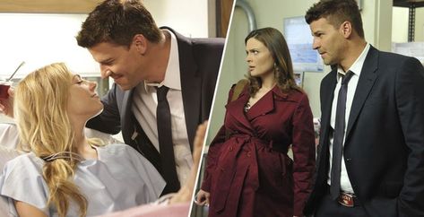 Over the course of its 12-season run, Fox's Bones explored many romantic relationships. We look at the best and worst couples. John Francis Daley, Fox Bones, Bones Series, Bones Tv Series, Booth And Bones, Booth And Brennan, Bones Show, Bones Tv Show, Danielle Panabaker