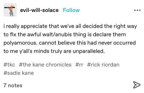 Kane Chronicles Funny, Kane Chronicles Headcanons, Kane Kronicles, Carter Kane, Kane Chronicals, Sadie Kane, Rick Roll, The Kane Chronicles, Percy Jackson Quotes