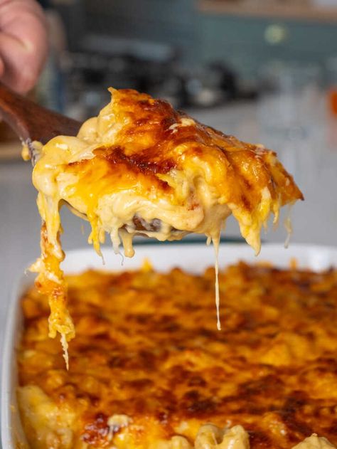 Tini’s Mac & Cheese | 12 Tomatoes Mac Abd Cheese, Tini Recipe, Cheesiest Mac And Cheese, Macncheese Recipe, Thanksgiving Mac And Cheese, College Dinners, Spicy Mac And Cheese, Cheesy Mac And Cheese, Thanksgiving 2023