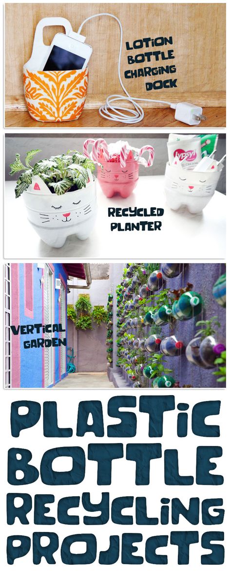 Get creative with DIY projects to reuse and recycle plastic bottles. Use these 20 ways to recycle laundry detergent containers, water bottles and more. Detergent Bottle Crafts, Reuse Plastic Containers, Laundry Detergent Bottles, Recycled Planters, Detergent Container, Container Gardening Ideas, Water Bottle Crafts, Recycling Projects, Upcycle Plastic