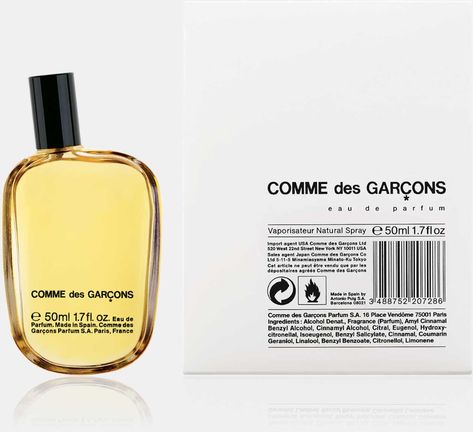 Eau de Parfum (50 ml natural spray) - Eau de Parfum - Comme des Garçons Parfums Comme Des Garcons Perfume, Fragrance Packaging, Perfume Bottle Design, Honey Rose, Perfume Sale, Perfume Packaging, First Perfume, Rose Extract, Beauty Ad