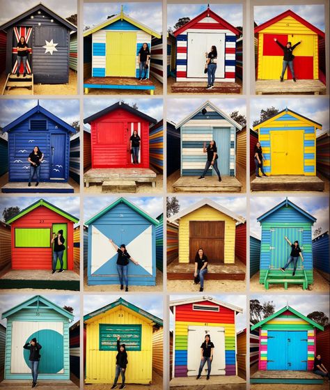 Brighton Bathing Boxes, Hotel Project, Having Fun, Brighton, Decor Ideas, Australia, Bath, Hotel, Quick Saves