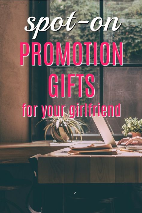 Spot-on promotion gifts for your girlfriend | What to get my girlfriend for her promotion | Career advancement gifts for women | #girlboss gifts |  #gifts #giftideas #giftforher #ideas #love #giftsforher Promotion Gift Ideas For Her, Promotion Gift Ideas, Promotion Career, Gift Ideas For Your Girlfriend, Ideas For Your Girlfriend, Christmas Gift Inspiration, Souvenir Jewelry, Hobbies For Women, Stocking Stuffers For Women