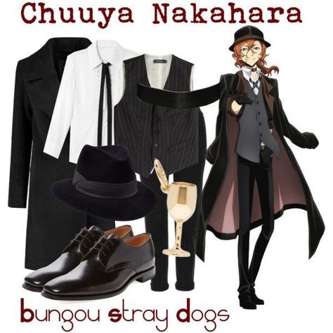 Chuuya Nakahara Inspired Outfit, Chuuya Clothes Style, Chuuya Style Outfit, Ranpo Outfit Ideas, Chuuya Outfit Ideas, Bungou Stray Dogs Outfit Ideas, Chuuya Casual Clothes, Chuuya Nakahara Outfit, Bungou Stray Dogs Outfit