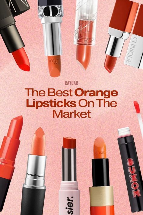 Orange lipsticks don’t get enough credit. Look through our favorite shades from Buxom, MAC, and Glossier, plus formulas that stay put all day. Red Orange Lipstick, Orange Lipstick, Soft Corals, Bold And Beautiful, Coral Orange, Red Lipstick, Matte Lipstick, Lipsticks, Orange Red