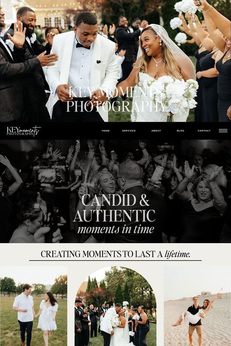 Modern and Showit-ready website template for luxury photographers, featuring a clean design, beautiful imagery, and easy-to-use #Photographer_Web_Design #Wedding_Photographer_Website_Design #Wedding_Website_Design_Inspiration #Photography_Website_Inspiration Luxury Website Design Inspiration, Wedding Photography Website Design, Wedding Photographer Website, Photographer Website Design, Websites For Photographers, Wordpress Theme Portfolio, Luxury Website, Photography Website Design, Wedding Photography Website