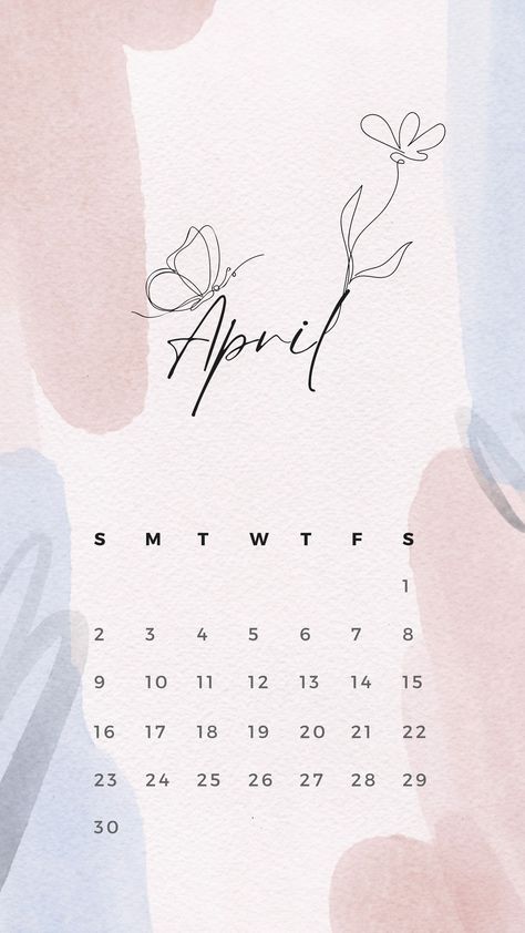 April Calender, Calendar April, Blue Vibes, Short Instagram Quotes, Floral Logo Design, Photo Collage Design, Calendar 2017, Diy Gifts For Him, April Birthday