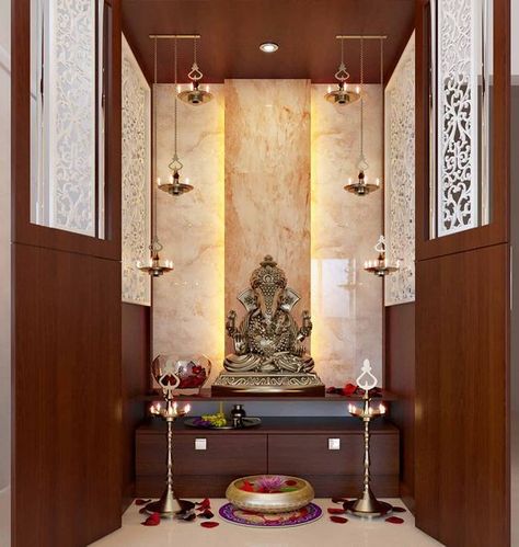 बेडरूम डिजाइन, Temple Room, Pooja Door Design, Kampar, Luxury Exterior, Mandir Design, Temple Design For Home, Pooja Room Door Design, Pooja Room Design