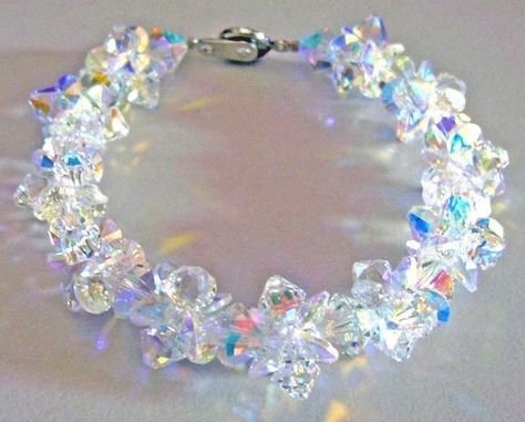 Ballet Jewelry, Fancy Accessories, Crystals Swarovski, Blue Beaded Bracelets, Swarovski Crystal Jewelry, Swarovski Crystal Bracelet, Razzle Dazzle, Colour Inspiration, Swarovski Crystal Beads