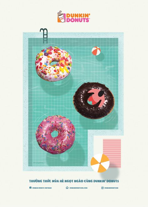 Poster | Dunkin Donuts Illustration | 01 on Behance Donuts Graphic Design, Donut Graphic Design, Donut Poster Design, Donut Advertisement, Donuts Illustration, Donut Poster, Donut Delivery, Donut Printable, Donut Drawing