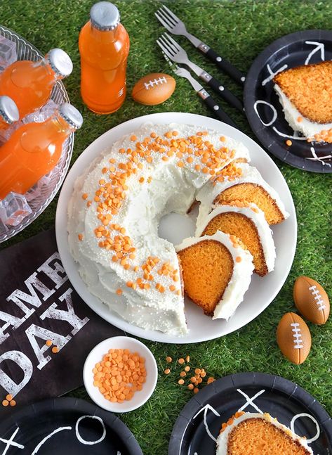 Orange Crush Cake Orange Crush Cake, Orange Cream Cheese Icing, Crush Cake, Cake Mix And Soda, Orange Pound Cake, Easy Cakes To Make, Orange Crush Soda, Orange Cream Cheese, Cake Mix Desserts