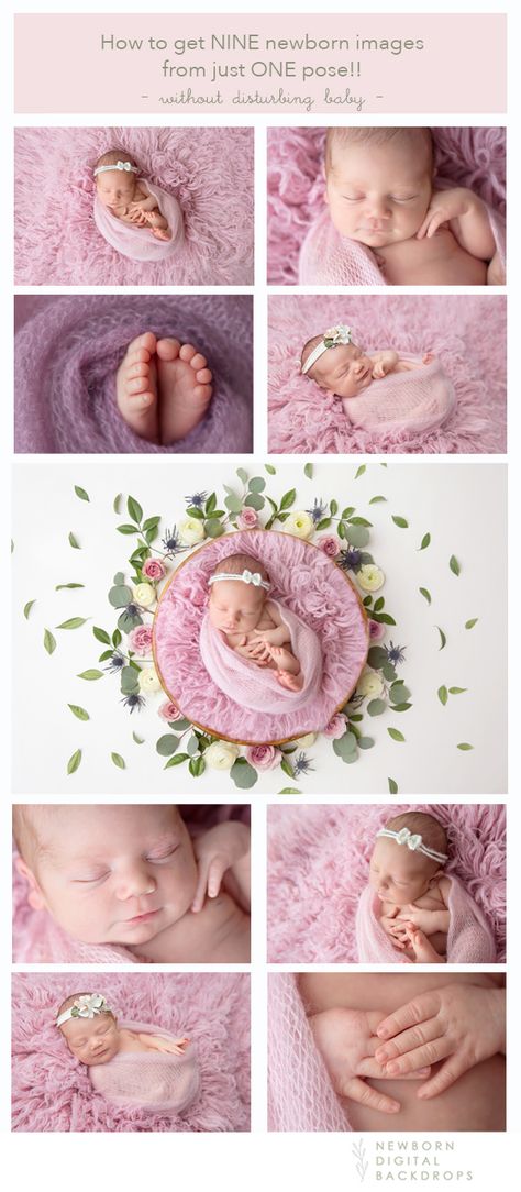 How to get nine newborn images from just one pose. Newborn photography tips from Newborn Digital Backdrops. Digital composites for newborn photographers. Diy Newborn Photography, Newborn Photography Tips, Foto Newborn, Newborn Photography Poses, Newborn Baby Photoshoot, Newborn Baby Photos, Newborn Poses, Foto Baby, Newborn Shoot