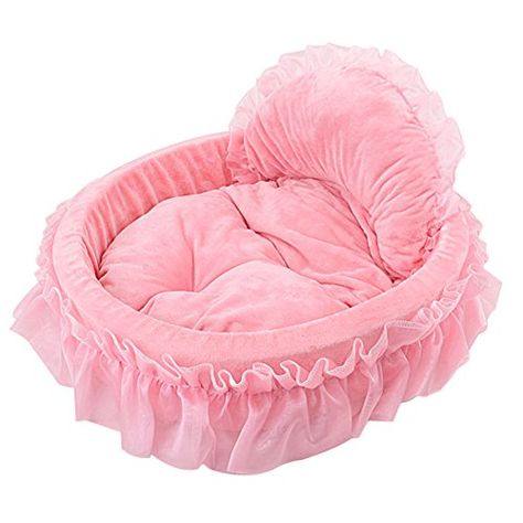 Princess Dog Bed, Princess Pet, Luxury Pet Beds, Mini Pinscher, Cat Kennel, Pet Beds Cat, Puppy House, Princess Dog, Pet Cushions