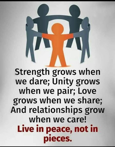 Unity Is Strength Quotes, Smart Women Quotes, Family Day Quotes, Unity Quotes, Community Quotes, Family Unity, Live In Peace, Freedom Quotes, Serious Quotes