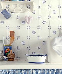 Kitchen Wall Tiles | Topps Tiles Country Kitchen Tiles, Tile Splashback, Dutch Tiles, Topps Tiles, Delft Tiles, Stone Mosaic Tile, Kitchen Splashback, Hand Painted Tiles, Kitchen Wall Tiles