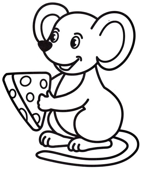 https://kidipaint.com/coloring-pages/animals/mouse/mouse-6/ Check more at https://kidipaint.com/coloring-pages/animals/mouse/mouse-6/?utm_source=pinterest Mouse Clipart Black And White, Rat Outline, Rat Coloring Pages, Drawing Of A Mouse, Mouse Outline, Preschool Charts, Outline Images, Sorting Games, Mouse Color