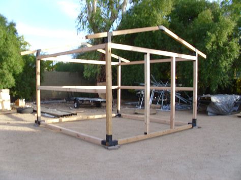 All Steel Shed Frames--- Sheds and Buildings Phoenix, Arizona, Nationwide, Shed and Building Kits Goat Houses, Kiko Goats, Building A Chicken Run, Goat Ideas, Farm Sheep, Keeping Goats, Allotment Ideas, Shed Frame, Goat Shed