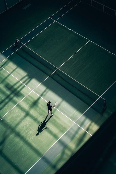 Sports Photography Aesthetic, Tennis Branding, Tennis Court Aesthetic, Indoor Tennis Court, Tennis Motivation, Aesthetic Tennis, Indoor Tennis, Athletic Aesthetic, Sport Luxe