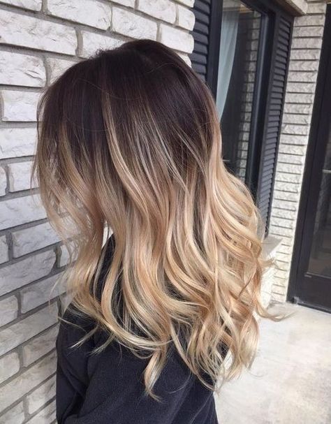 Brown To Blonde Ombre Hair hair blonde hair hair ideas hairstyles ombre hair hair pictures hair designs hair images Brown To Blonde Ombre Hair, Brown Hair With Blonde Balayage, Blonde Ombre Hair, Dark Ombre Hair, Blonde Ombre Balayage, Brown To Blonde Ombre, Brown Ombre Hair, Blond Balayage, Ombre Hair Blonde