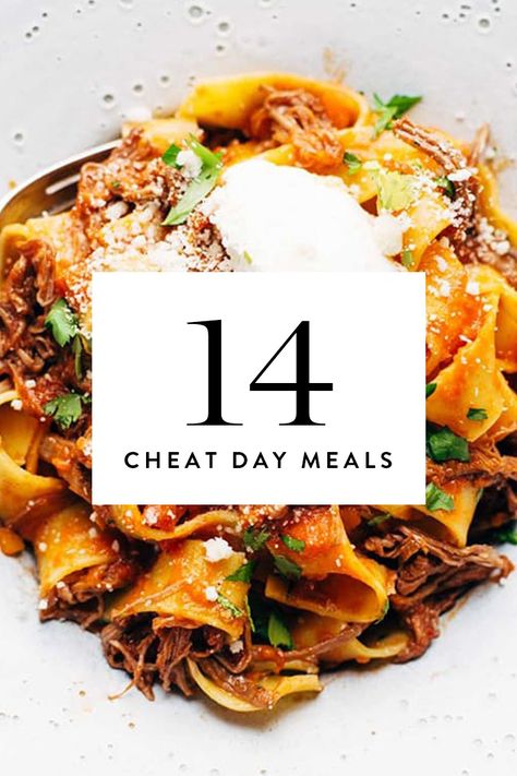 In a perfect world, we’d eat healthy 24/7. But there’s also something to be said for not driving yourself crazy by constantly eating kale when you want to be eating Kit Kats. In that spirit, consider the following 14 recipes for your next (well-deserved) cheat day. Cheat Meals Ideas, Meal Dinner Ideas, Healthy Cheat Meals, Peanut Butter Cream Pie, Sweet Potato Tacos, In A Perfect World, Best Food Photography, Meals To Make, Meals Ideas