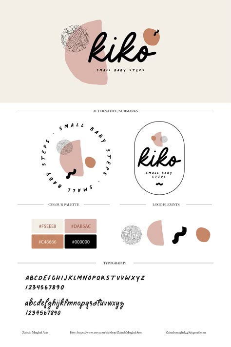 Cosmetic Shop Logo Design, Abstract Logo Design Ideas, Logo Design Shop, Baby Logo Branding, Ss Logo, Natural Cosmetics Brands, Logo Handmade, Logo Baby, Cute Logo