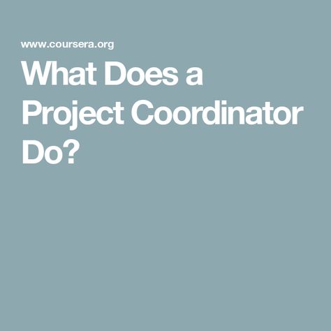 What Does a Project Coordinator Do? Project Coordinator, Medical Projects, Project Management Certification, Project Management Professional, People Skills, Business Leadership, Project Management Tools, Positive Outlook, Job Description