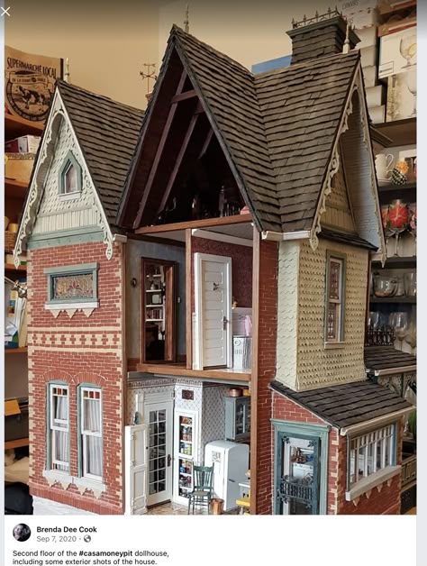 Scale Model Homes, Fairfield Dollhouse, Fancy Apartment, Fairfield House, Big Brother House, Victoria House, Victorian Bathroom, Doll House Plans, Mini Doll House