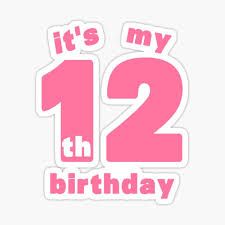 Sweet 12 Birthday, Happy Birthday Messages Friend, 12 Birthday Cake, Birthday Foil Balloons, 12th Birthday Party Ideas, Frozen Printables, 14th Birthday Party Ideas, Cupcakes Design, 12th Birthday Cake