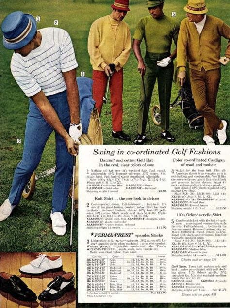 60s Men's Outfits - Ideas for Parties or Everyday Style 60s Golf Fashion Men, 60s Outfit Ideas, 1960s Fashion Mens, Decade Fashion, 60s Outfit, 1960s Clothing, Vespa 400, Golf Fashion Men, Mens Style Inspiration